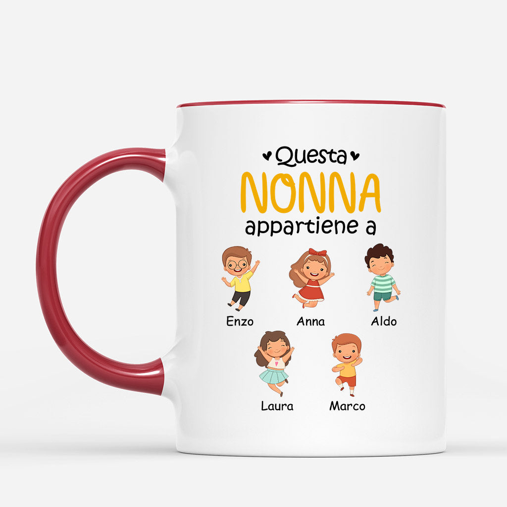 0865MOT2 Regali personalizzati tazza mamma nonna