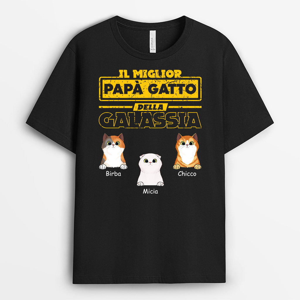 0919AOT2 Regali personalizzati magliette mamma gatto amanti dei gatti