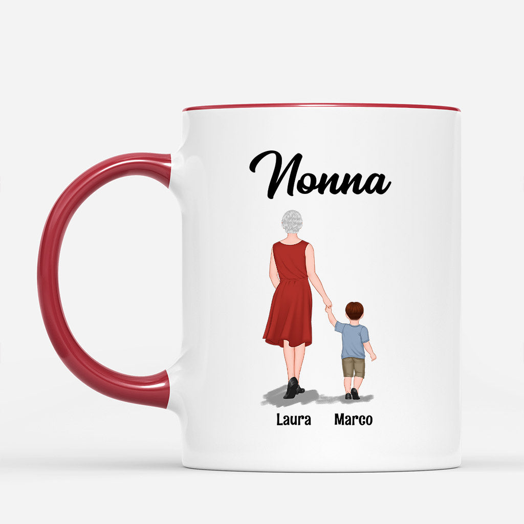 0957MOT2 Regali personalizzati tazza figli nipoti mamma nonna