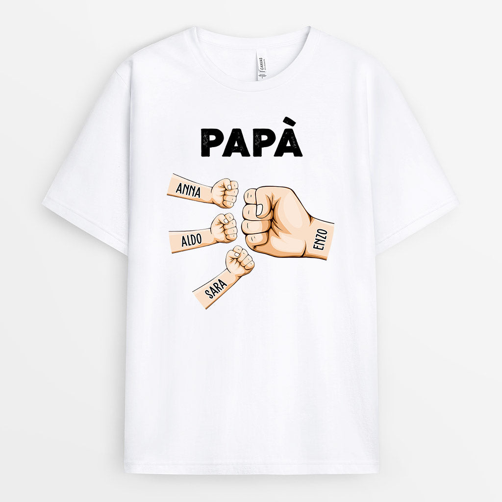 0958AOT1 Regali personalizzati magliette papa nonno