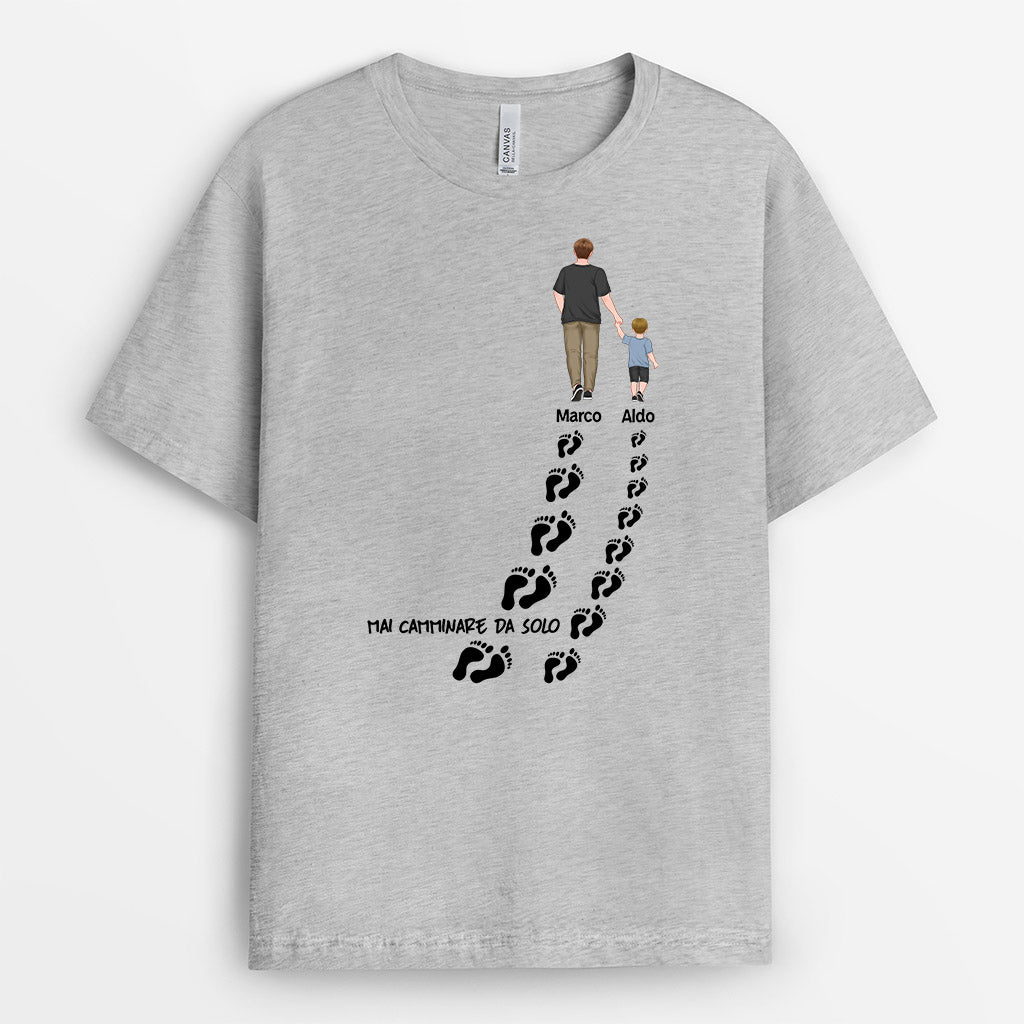 0964AOT1 Regali personalizzati maglietta figli papa