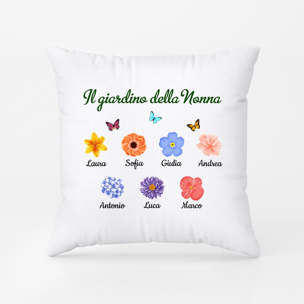 0971POT2 Regali personalizzati cuscino figli nipoti mamma nonna