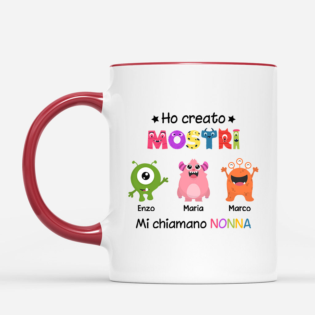 0978MOT2 Regali personalizzati Tazza mostri mamma