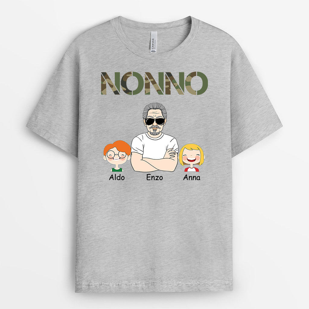 1026AOT2 Regali personalizzati maglietta bambini papa