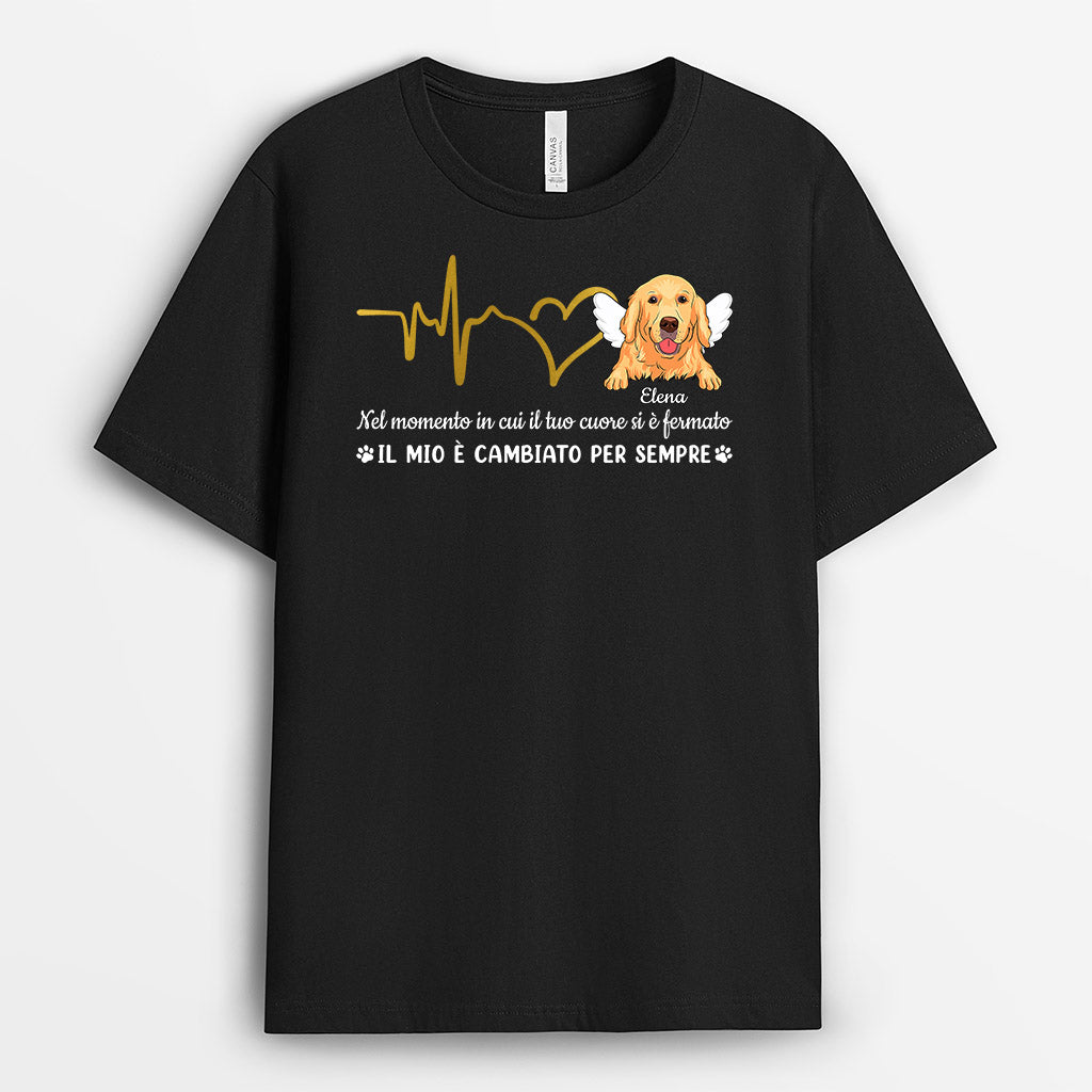 1033AOT2 Regali personalizzati maglietta cane commemorativo amanti dei cani