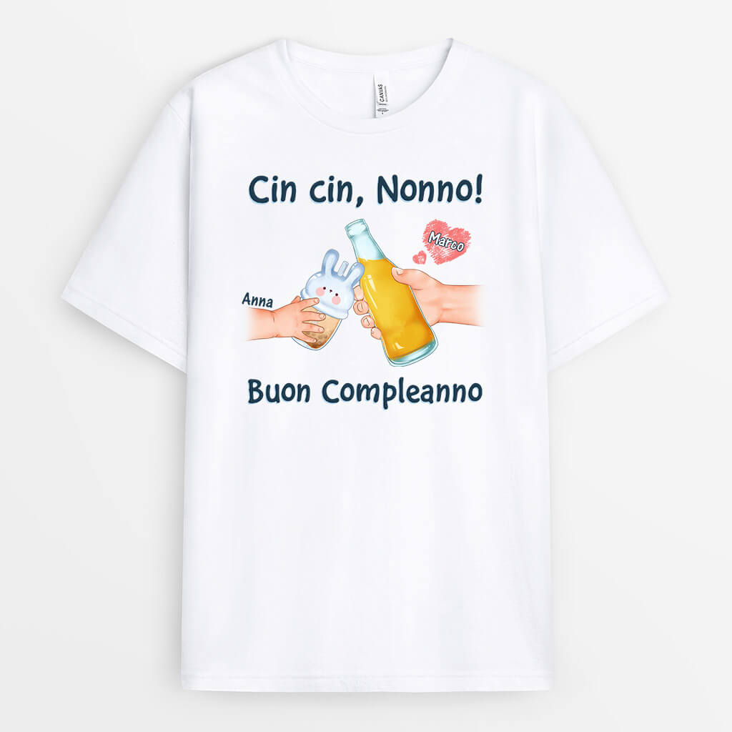 1047AOT2 Regali personalizzati magliette compleanno papa