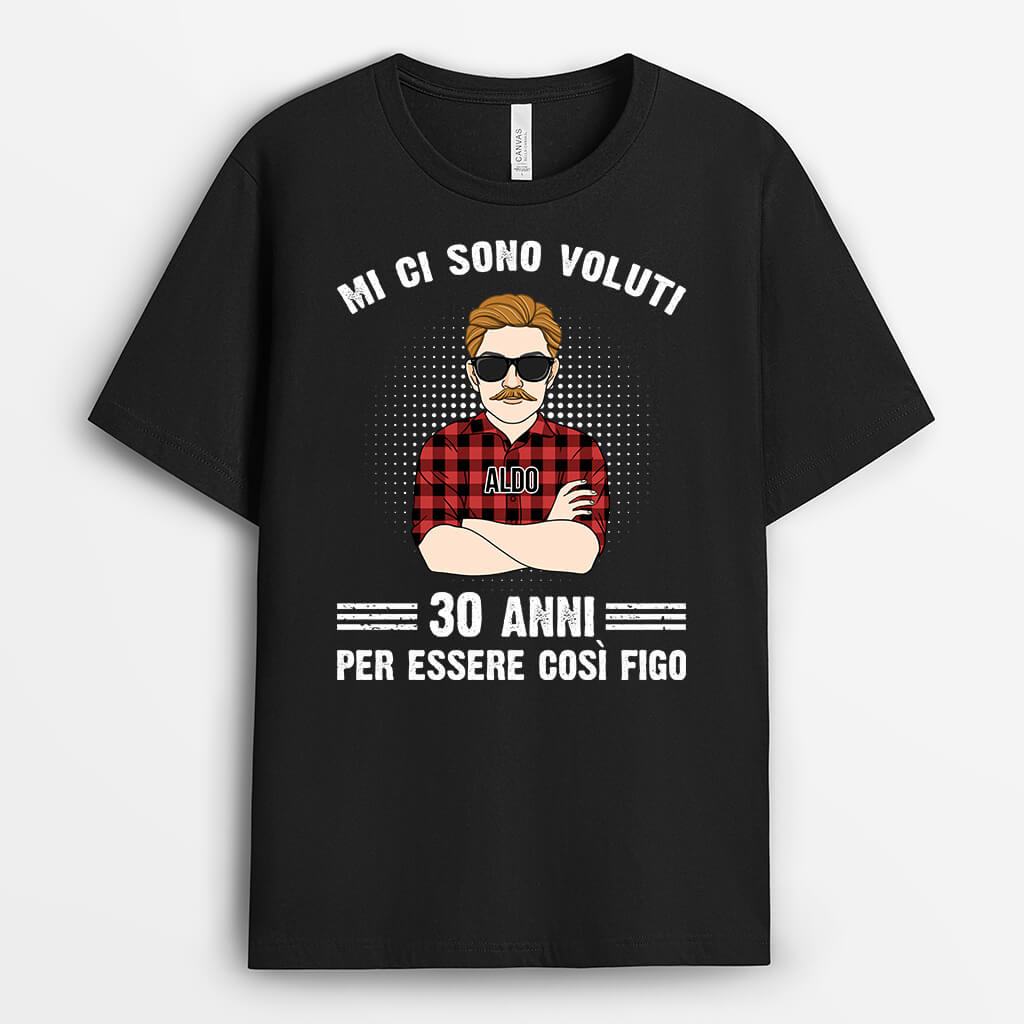 1048AOT1 Regali personalizzati magliette compleanno papa nonno