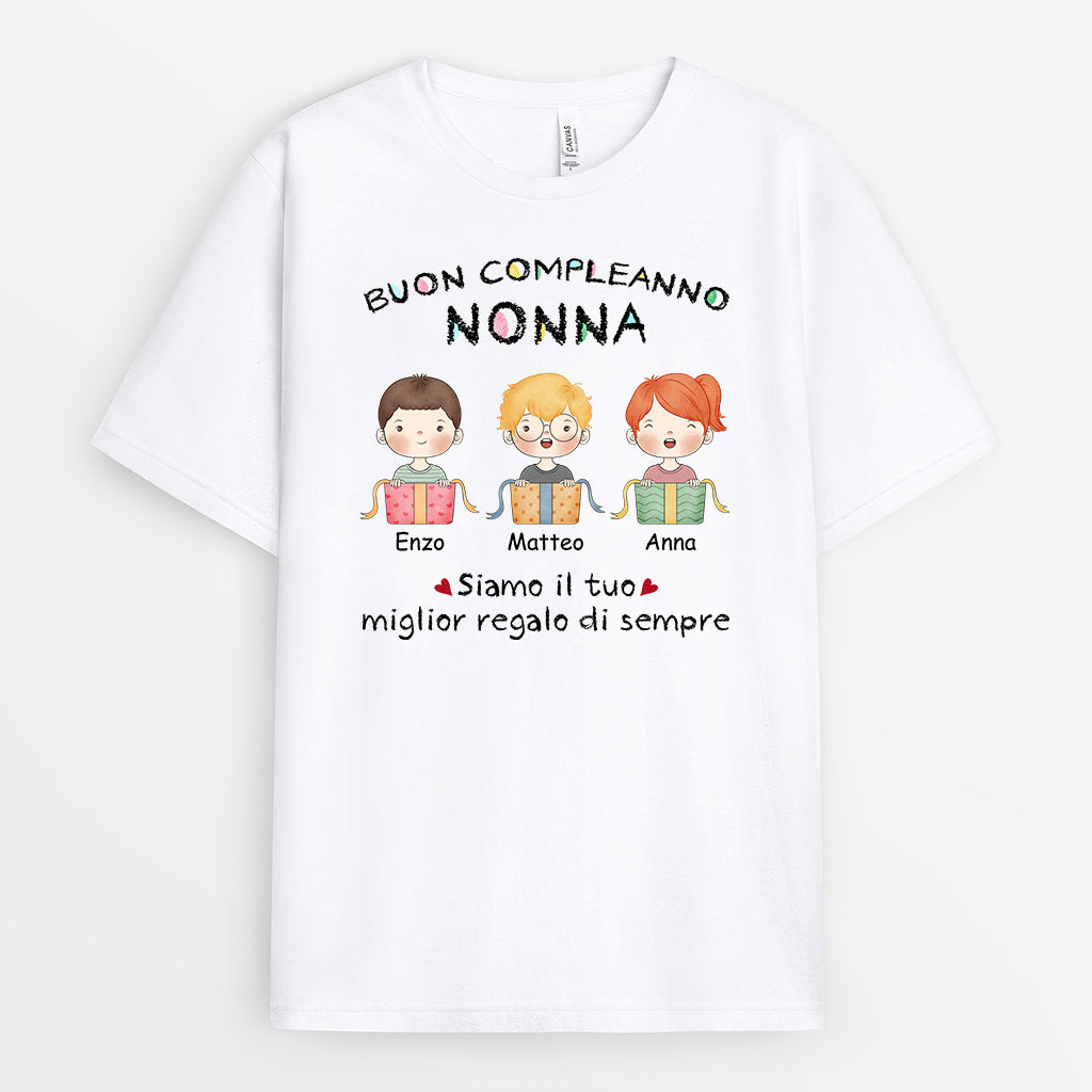 1049AOT2 Regali personalizzati magliette compleanno mamma