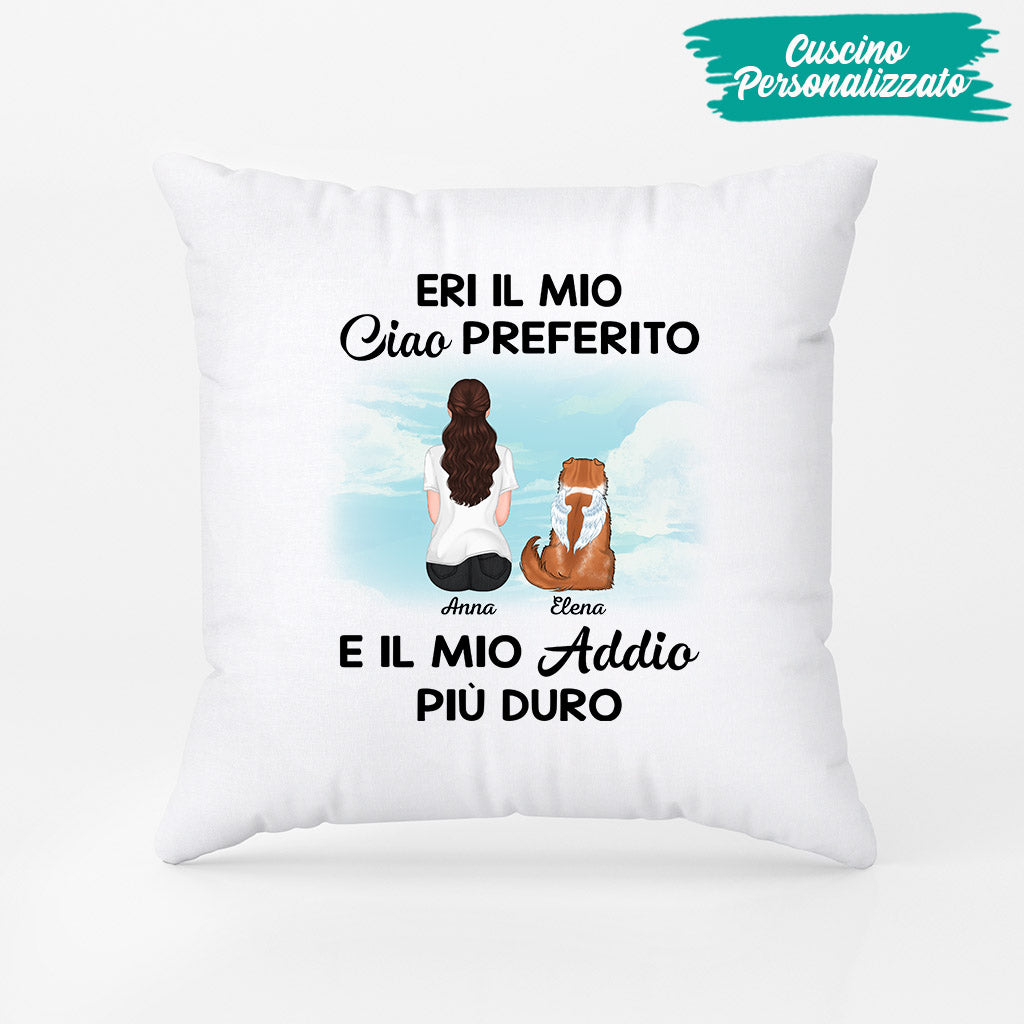 1052POT2 Regali personalizzati Cuscino cane commemorativo amanti dei cani