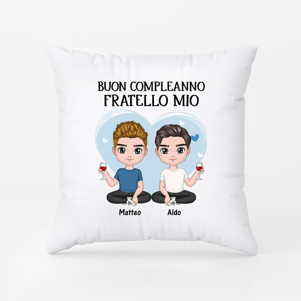 1055POT2 Regali personalizzati cuscini compleanno sorella