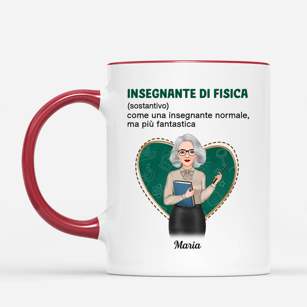 1086MOT2 Regali personalizzati tazze insegnante definizione insegnanti