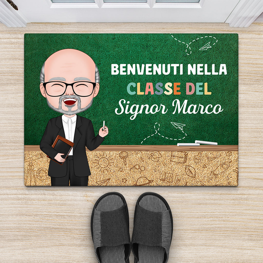 1094DOT2 Regali personalizzati zerbino classe insegnante