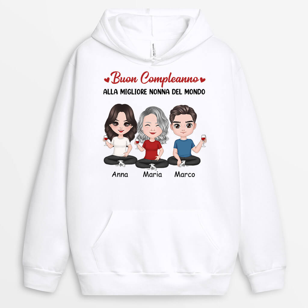 1095AOT1 Regali personalizzati magliette buon complanno mammma