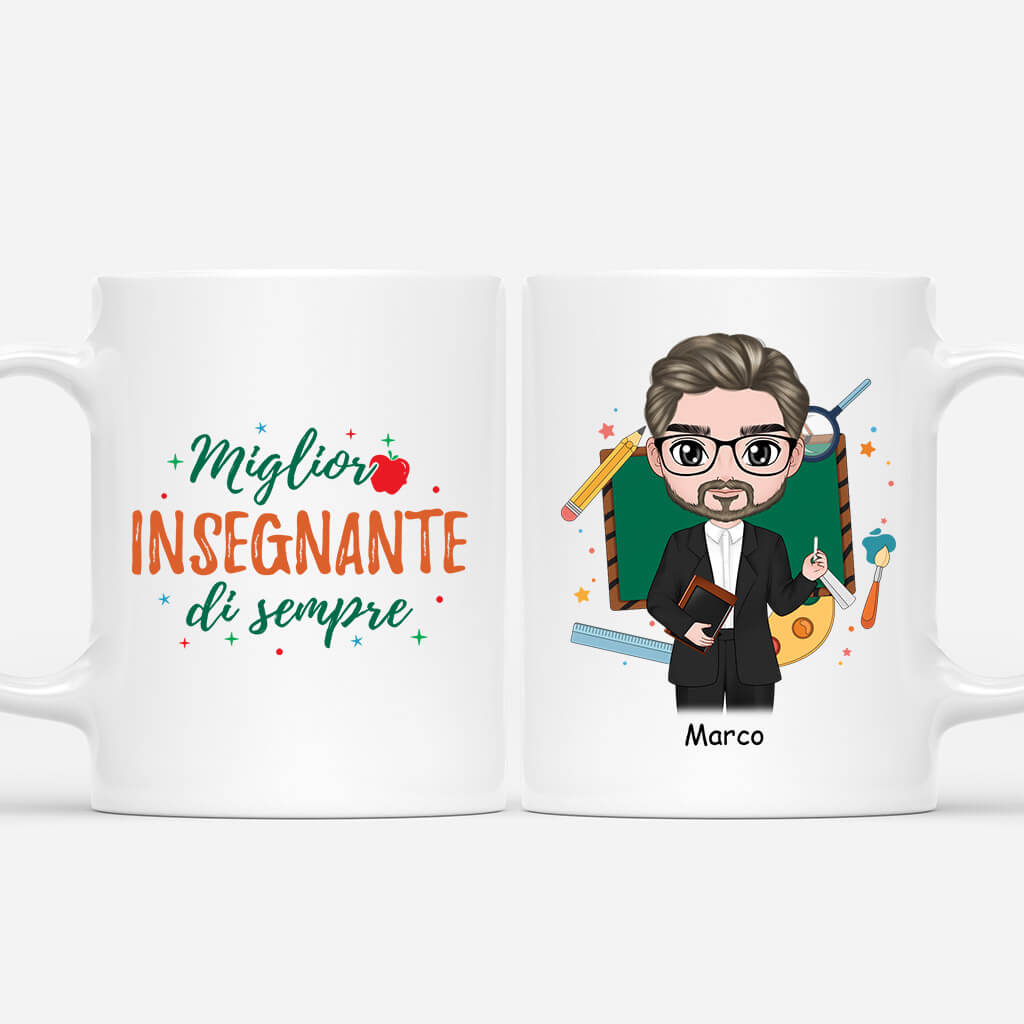 1096MOT1 Regali personalizzati tazze miglior insegnante