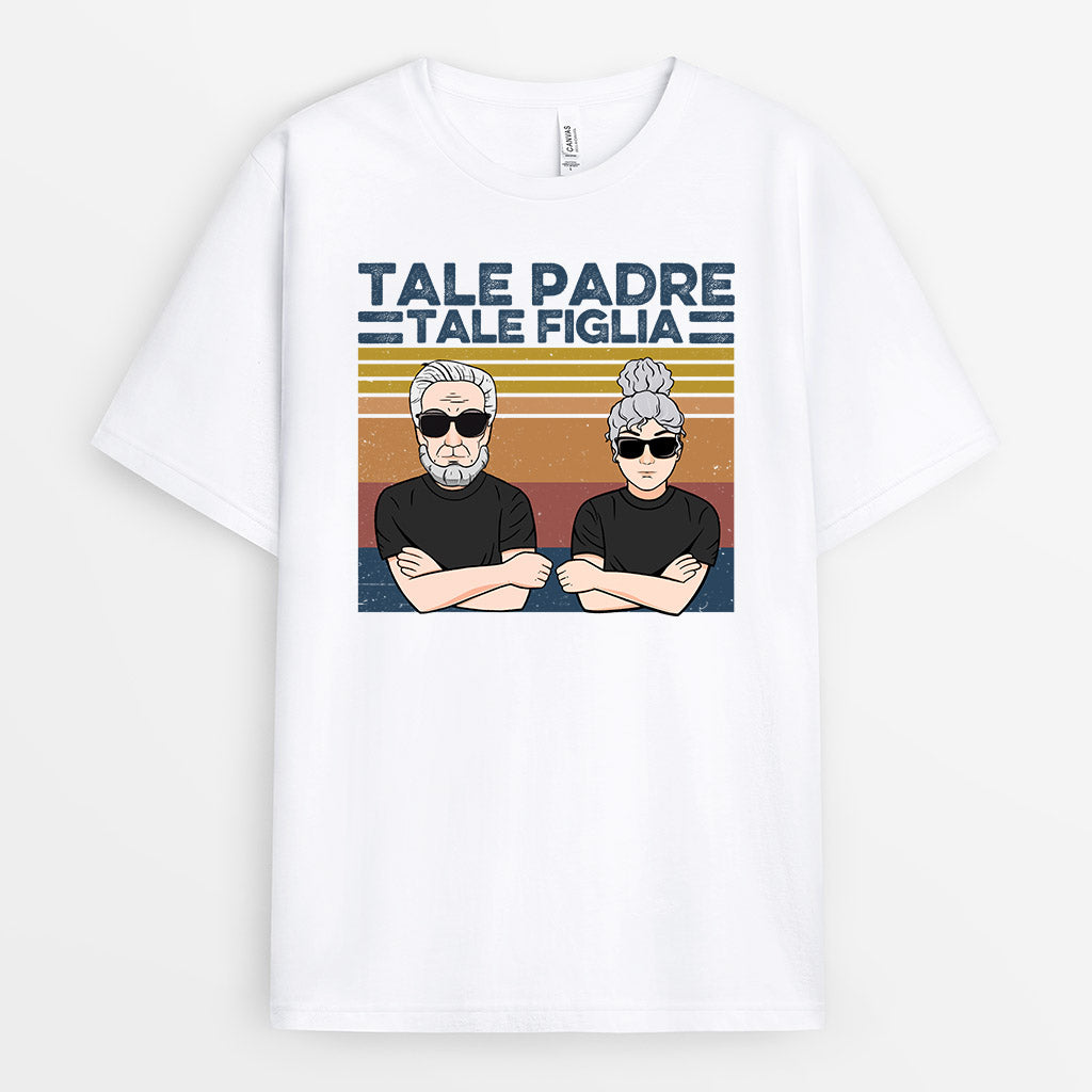 Maglietta Tale Padre Tale Figlia Personalizzata