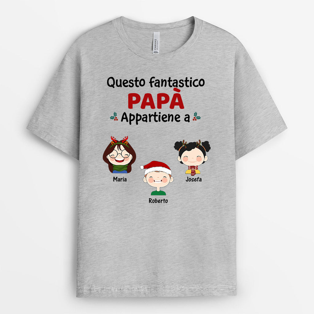 0495AOT2 Regali Caratteristici Magliette Nipoti Papa Nonno_2e860ae7 891f 4d77 9b63 d777c2c16496