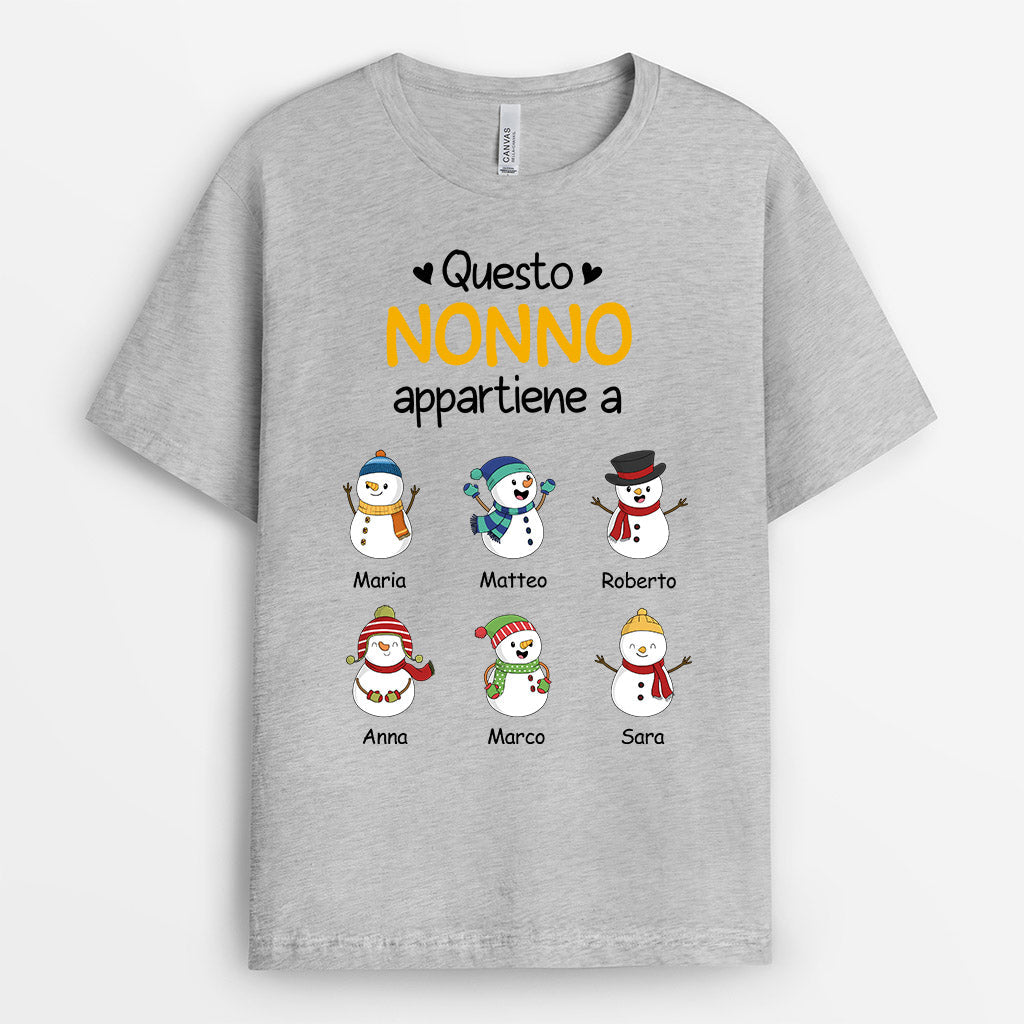 0624Aot1 Presenti Caratteristici Magliette Pupazzodineve Nonno Papa Natale_38d09a39 6561 4079 89f0 a2ee6189165c