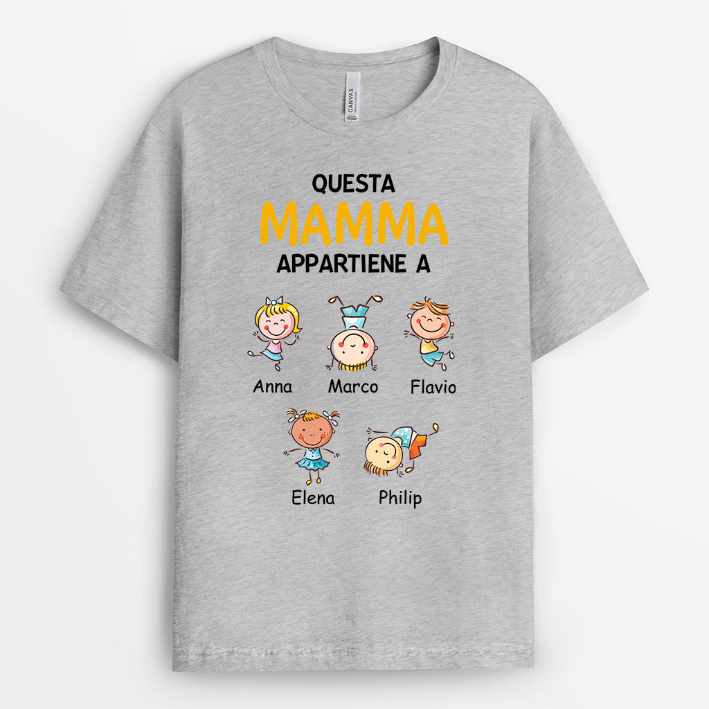 0741Aot1 Regali personalizzati Magliette mamma nonna figli nipoti festadellamamma_0c678940 6aa2 450c bbea f74ea6e764ff