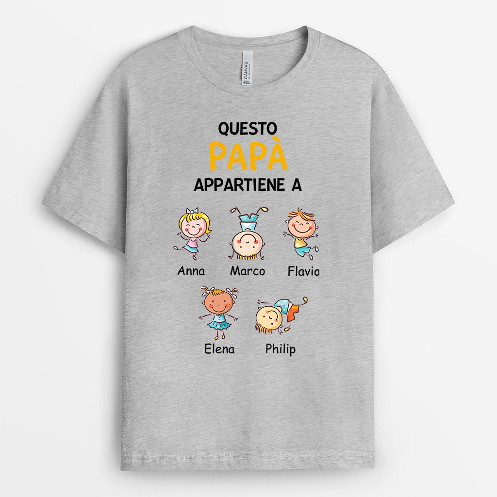 0741Aot1 Regali personalizzati Magliette papa nonno figli nipoti festadelpapa_bc32d6ab 9f7a 4b69 be24 cee3d14059c3