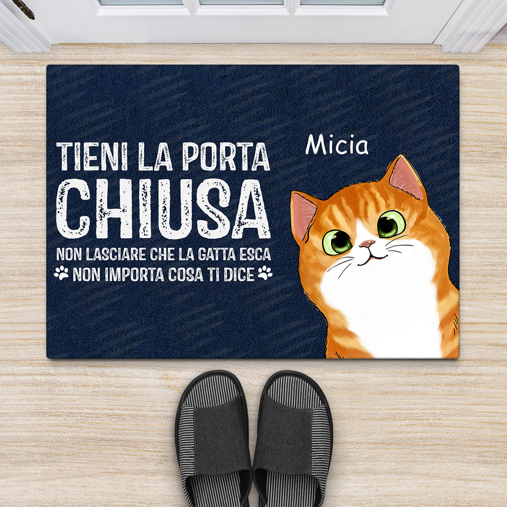 0764DIT2 Regali personalizzati zerbino gatto amanti dei gatti_c012082d 3b46 4e15 aaba 62d11591384b