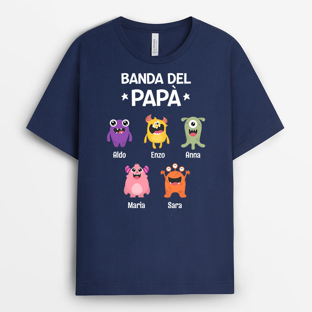 0795AOT2 Regali personalizzati magliette la banda di papa nonno mostri papa nonno_819db591 7c0f 4e72 8c84 2b0a5c68d1b9