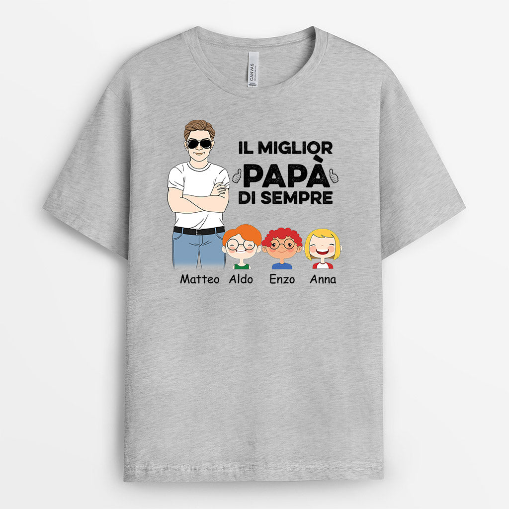 0826AOT1 Regali personalizzati magliette papa figli papa nonno_051a672c 06f0 4e75 bc3e 5239393c92e4