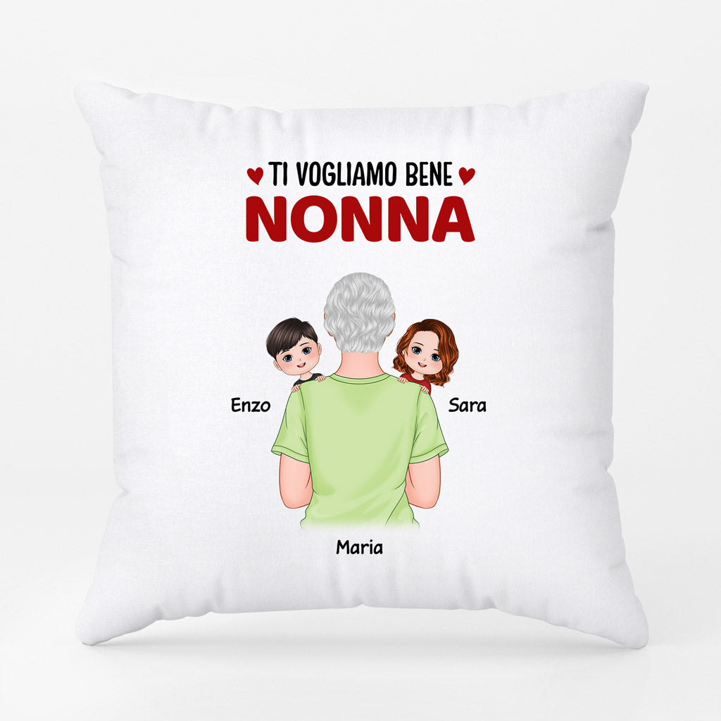 0830POT2 Regali personalizzati cuscini mamma figlia mamma nonna