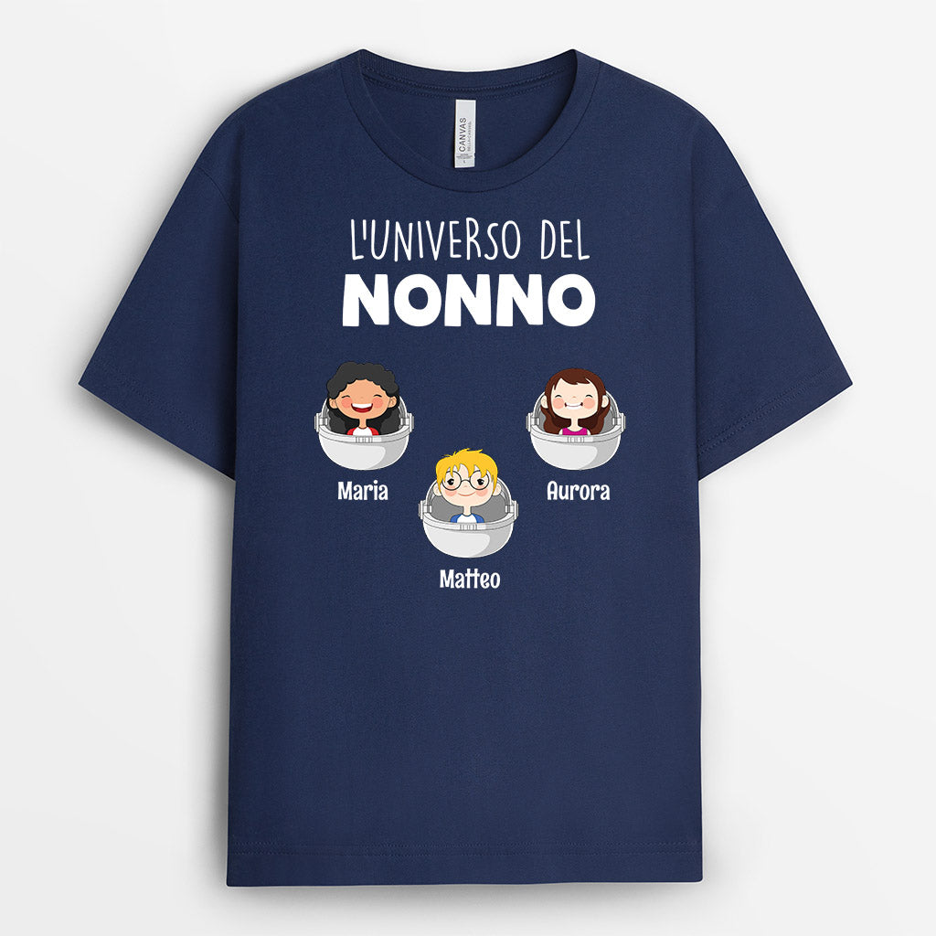 0855AOT2 Regali personalizzati magliette universo papa nonno_9d344c0f cd13 4e2b 953e a27d93a16ca8
