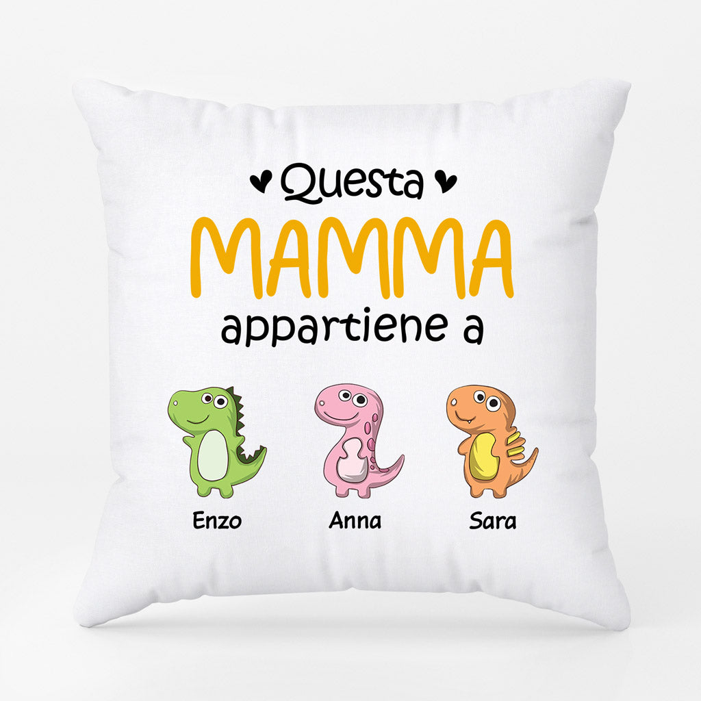 0879POT1 Regali personalizzati cuscini dinosauri mamma nonna_9096397f 9b33 4a5b a650 9bbf60db0f41