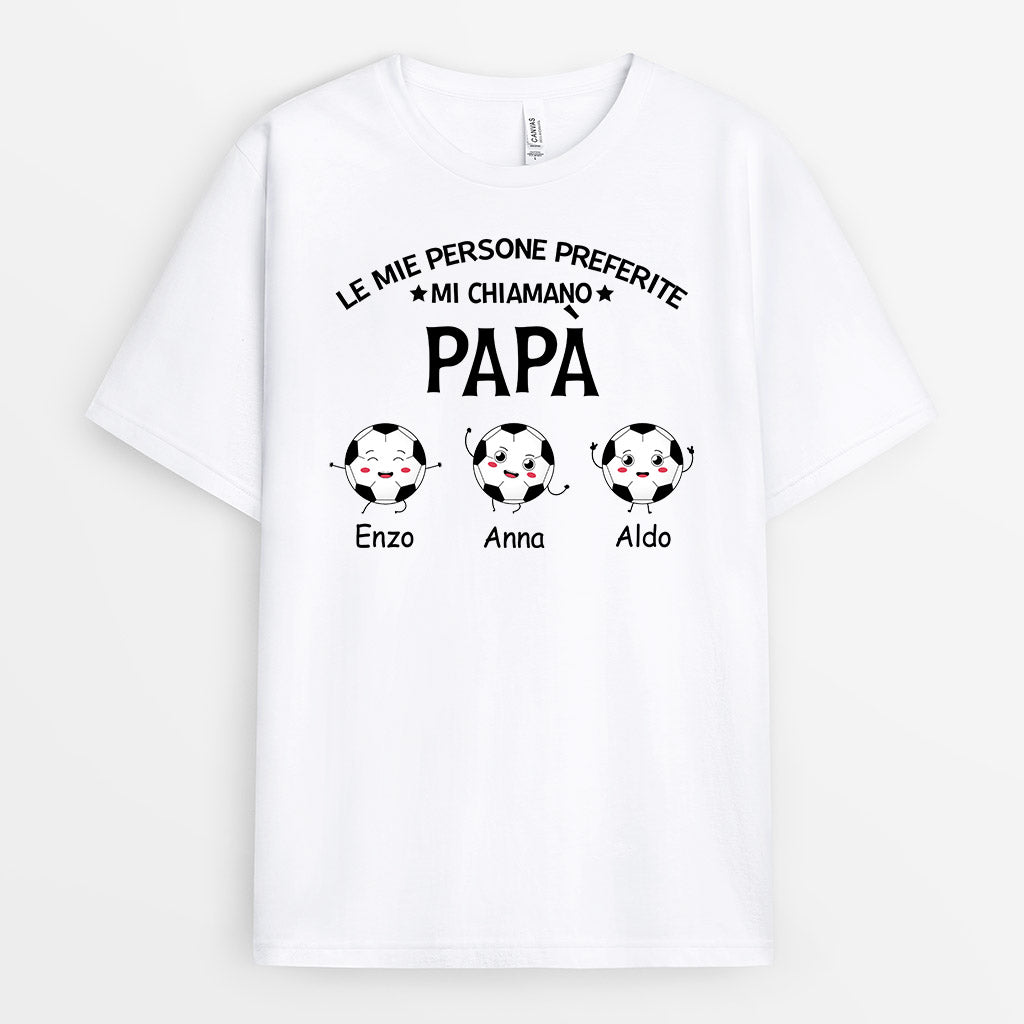 0894AOT1 Regali personalizzati magliette figli nipoti papa nonno