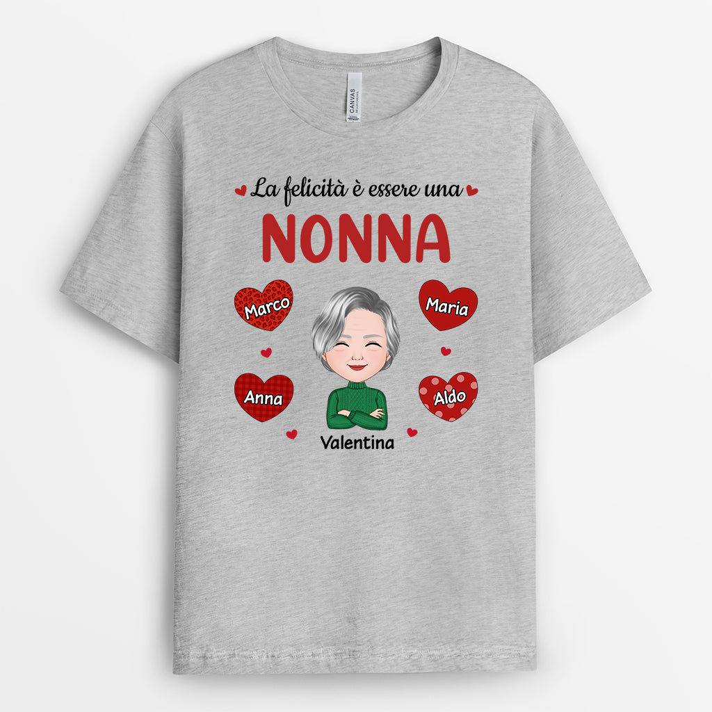 0911AOT1 Regali personalizzati maglietta mamma mamma nonna