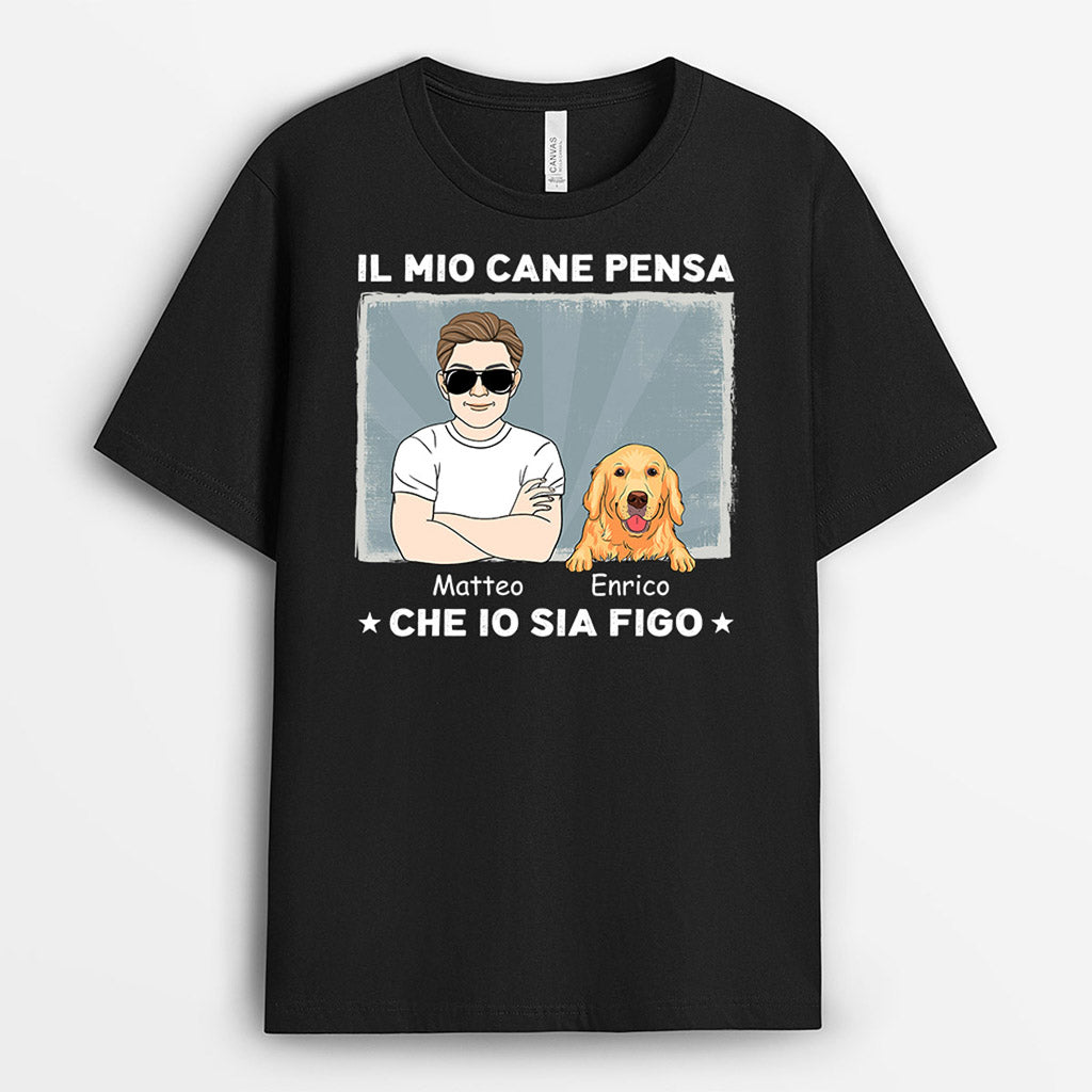 0917AOT1 Regali personalizzati magliette cane amanti dei cani