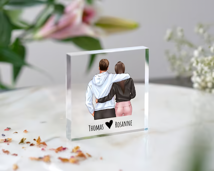 Biglietto Di Auguri Personalizzato In Stile Cartone Animato Per Coppia - Foto 8