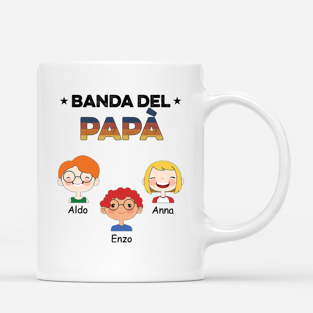 0755MOT1 Regali personalizzati tazza figli nipoti papa nonno