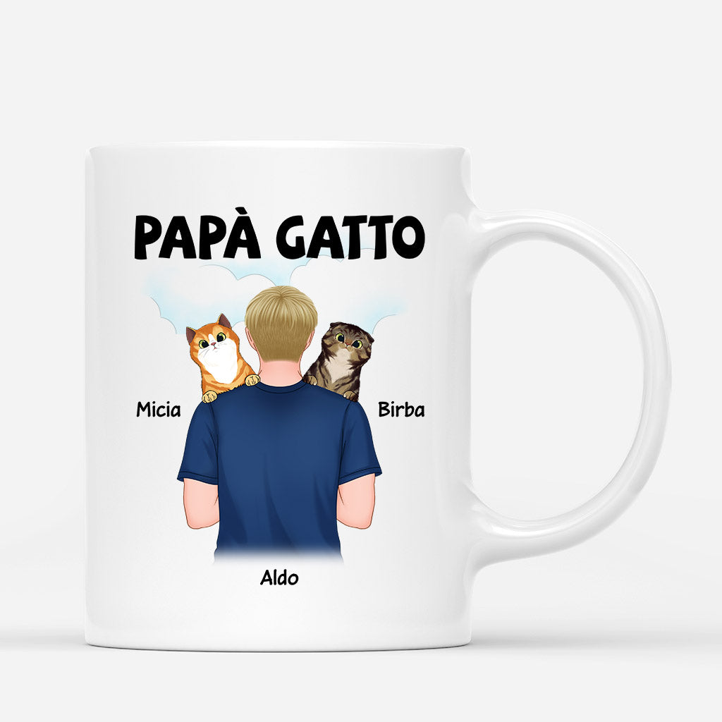 Tazza Papà Gatto Personalizzata