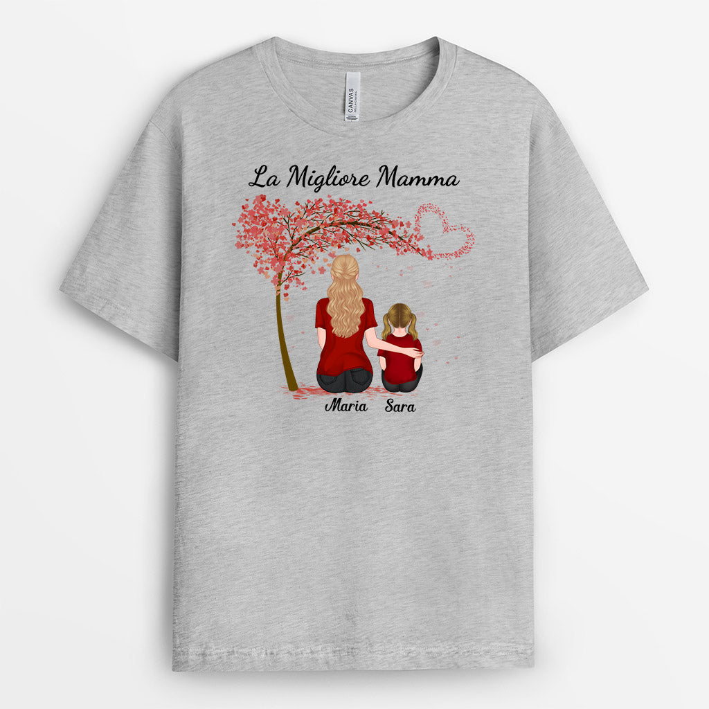 0871AOT1 Regali personalizzati magliette figli nipoti mamma nonna