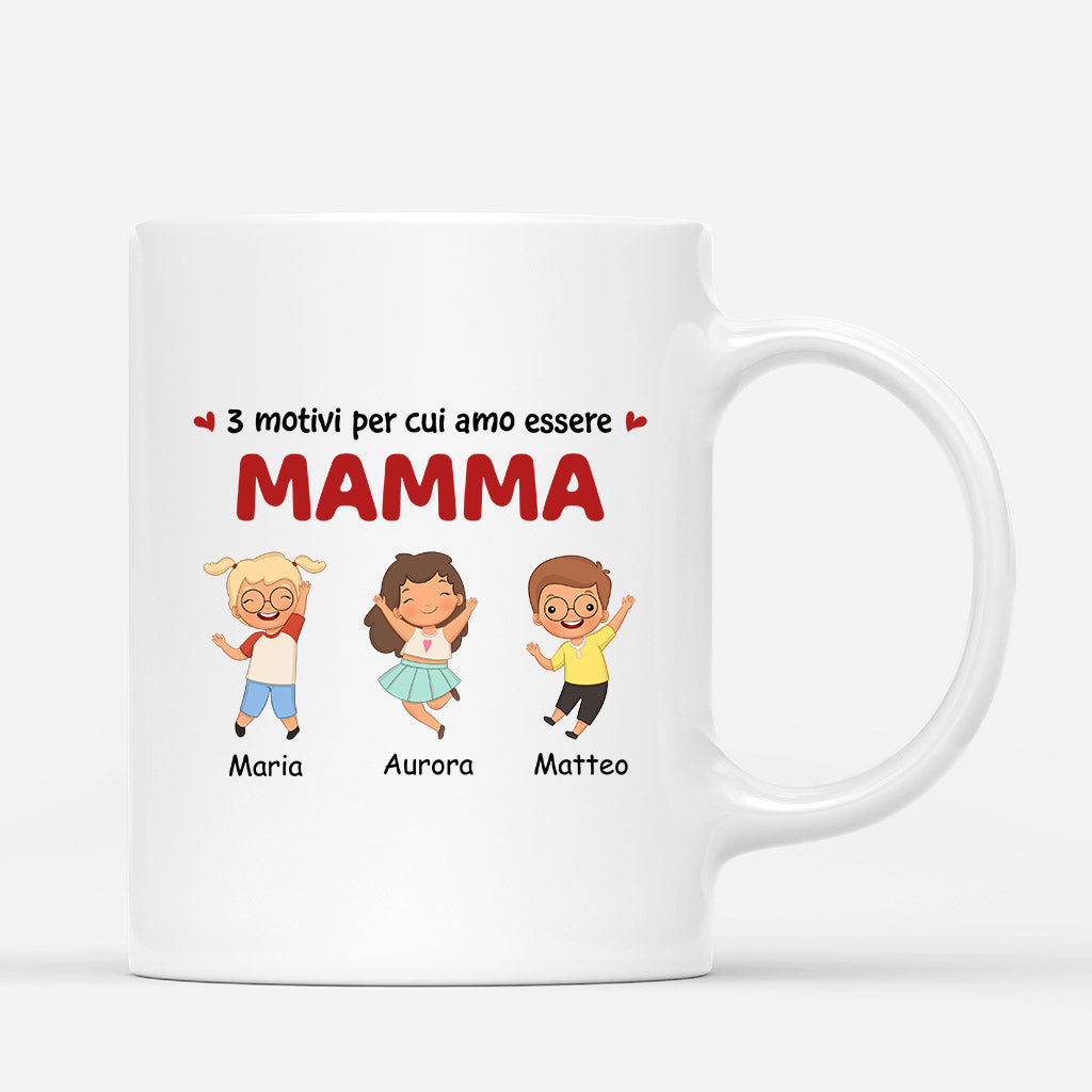Tazza I Motivi Per Cui Amo Essere Una Mamma/Nonna Personalizzata