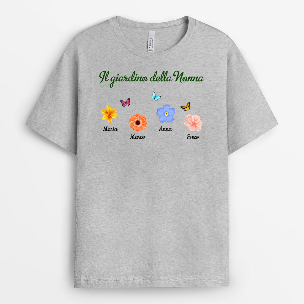 0971AOT1 Regali personalizzati magliette figli nipoti mamma nonna