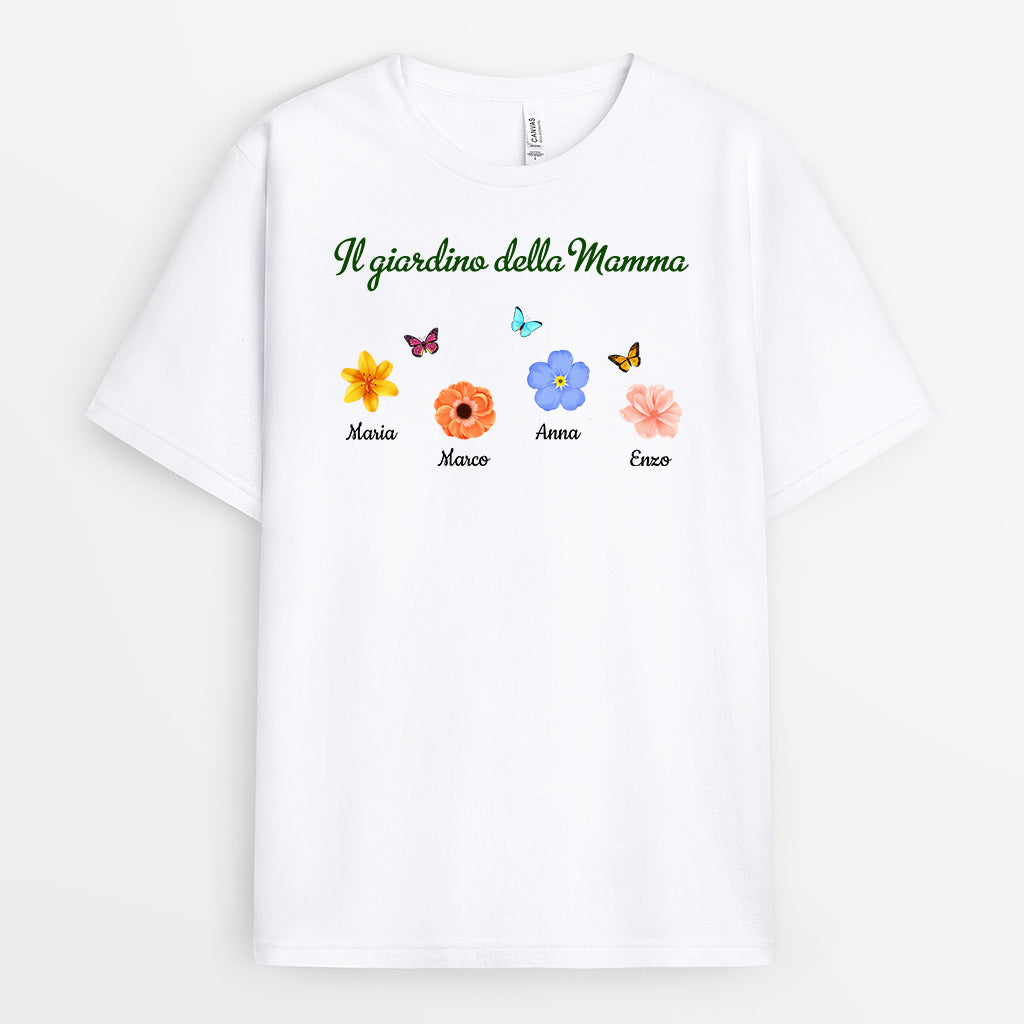 0971AOT2 Regali personalizzati magliette figli nipoti mamma nonna