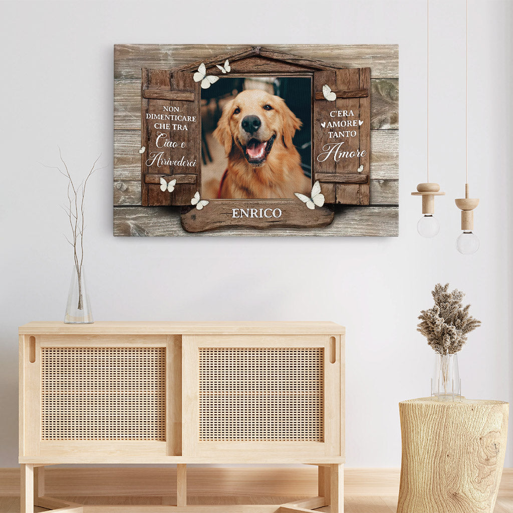 1036COT3 Regali personalizzati tela commemorativo cane amanti dei cani