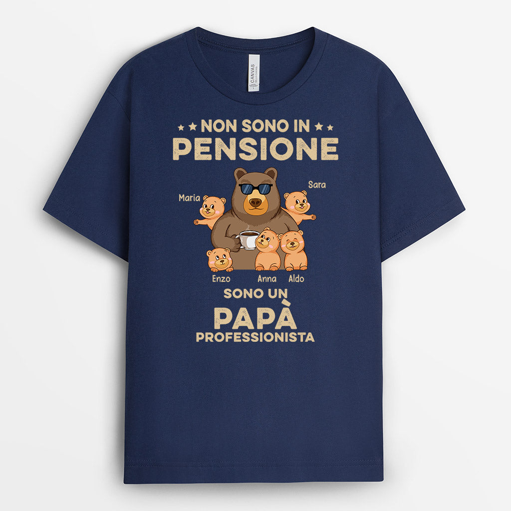 1044AOT2 Regali personalizzati magliette orso nonno nonna
