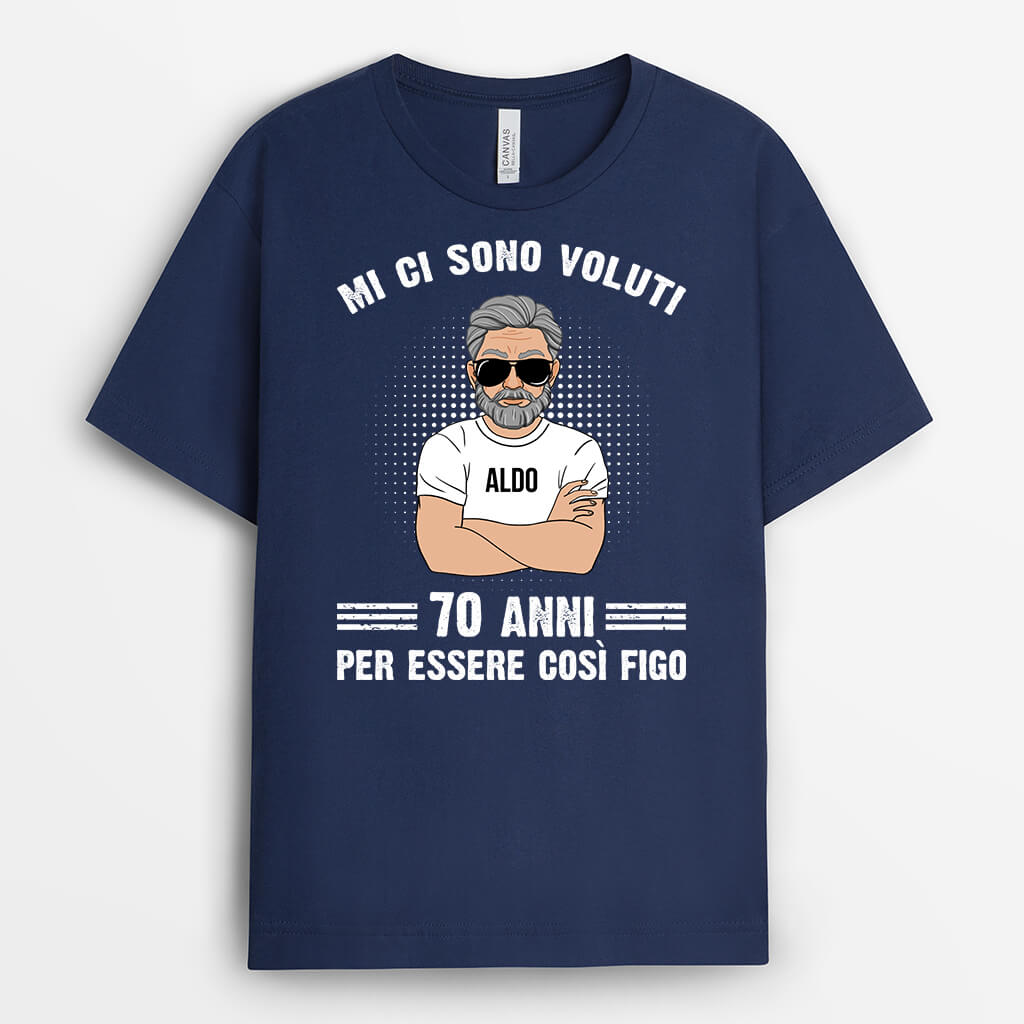 1048AOT2 Regali personalizzati magliette compleanno papa nonno