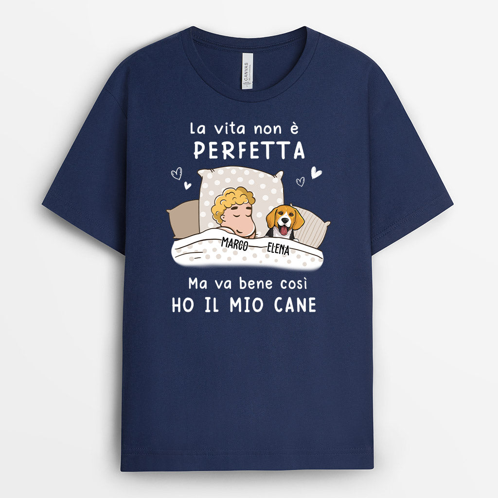 Maglietta La vita non e perfetta Personalizzata Mondo Regalo