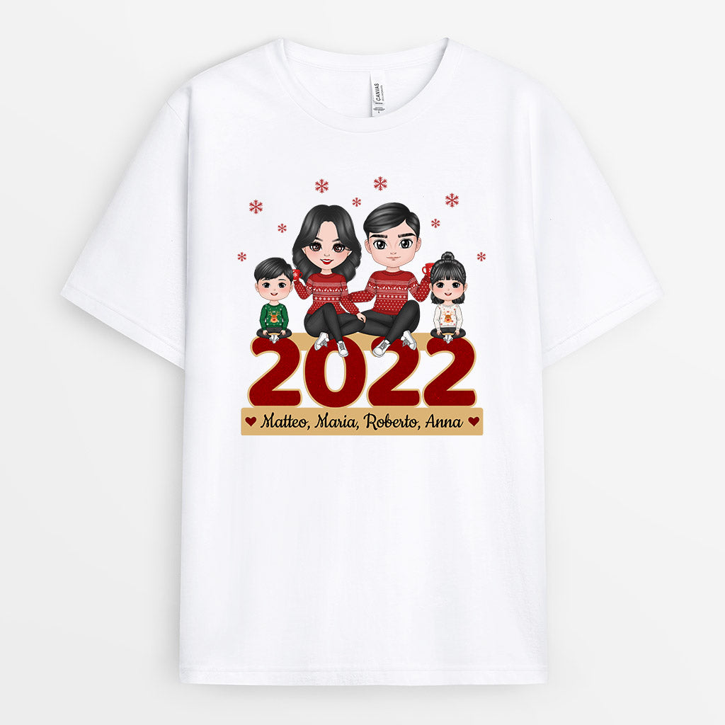 Maglietta Buon Anno Nuovo 2022 Personalizzata