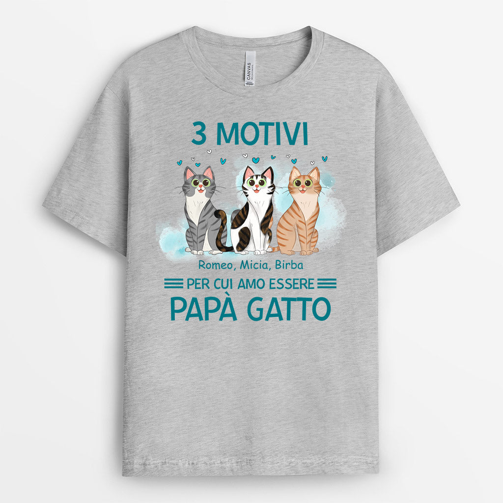 0758A290DOT2 Regali personalizzati magliette papa gatto amanti dei gatti_8088b2f3 e3c9 42e1 9433 93b8ee2c6ce2