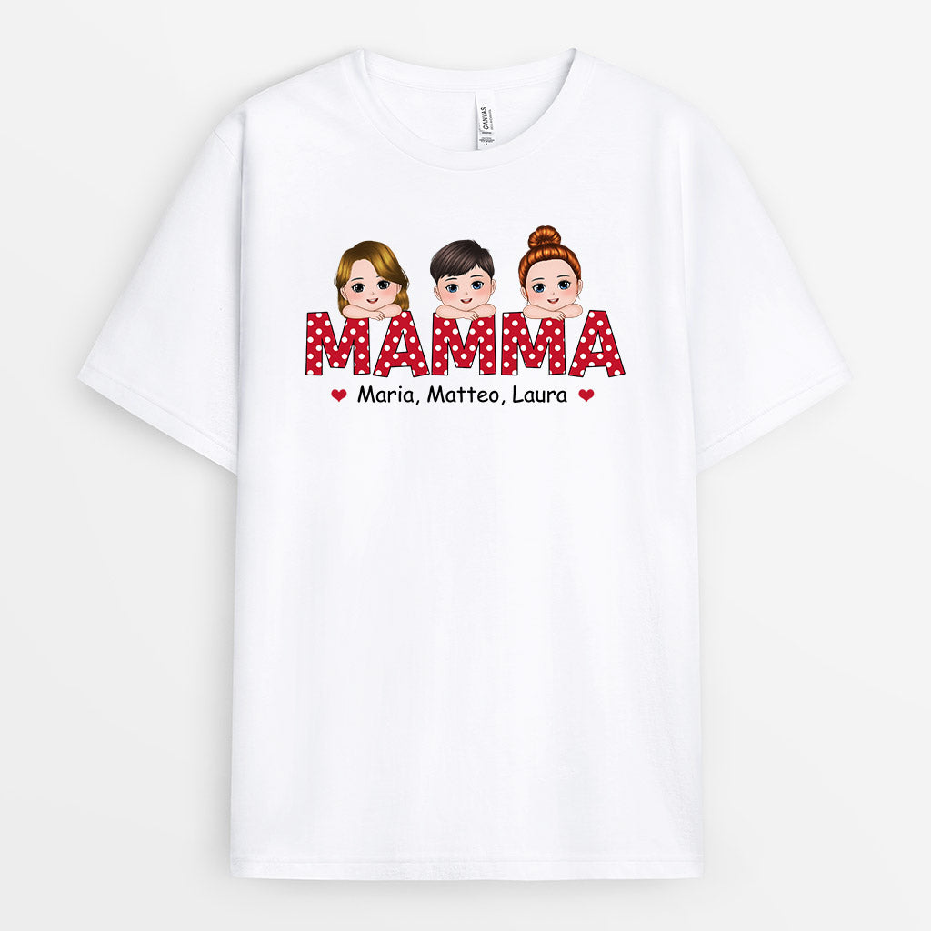 Maglietta Mamma/Nonna Personalizzata