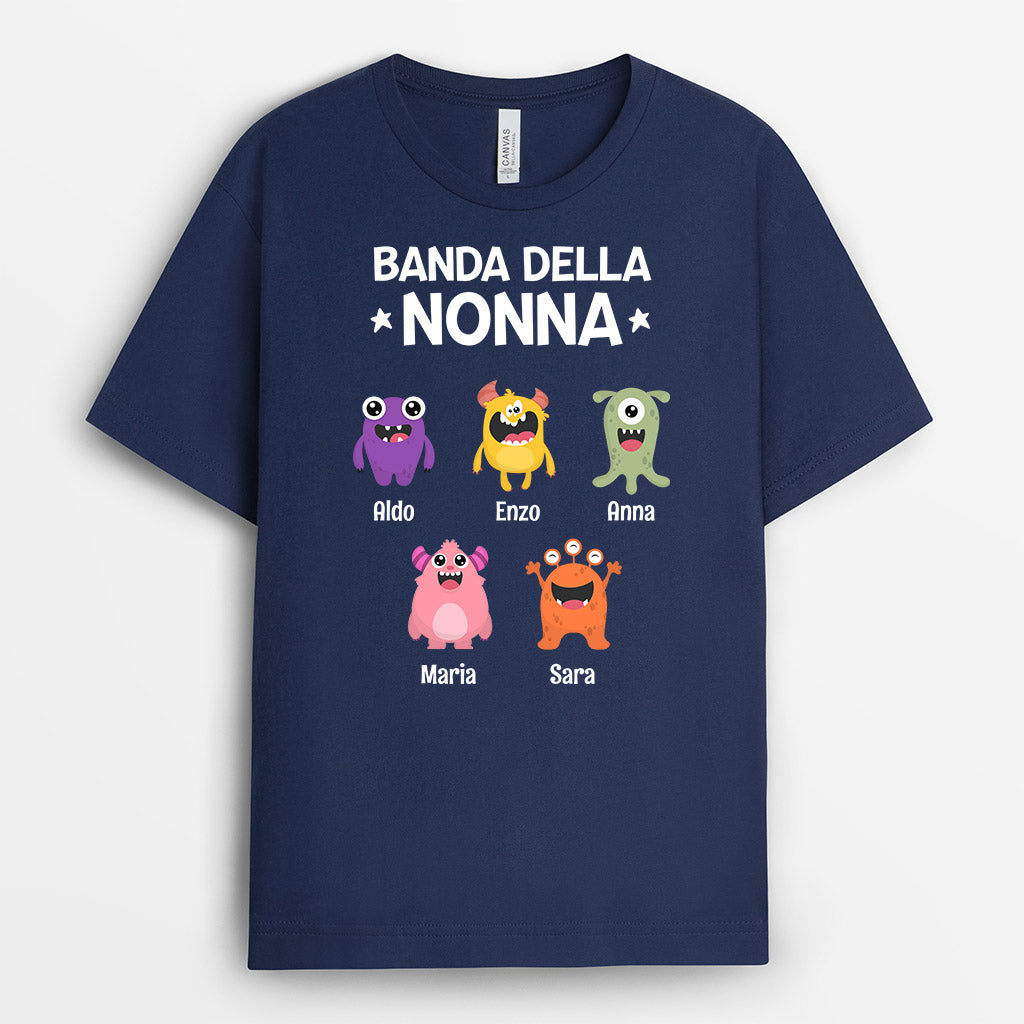 0795AOT2 Regali personalizzati magliette la banda di mamma nonna mostri mamma nonna_b25b1dc8 fd33 4a90 bb84 2c422916ade7