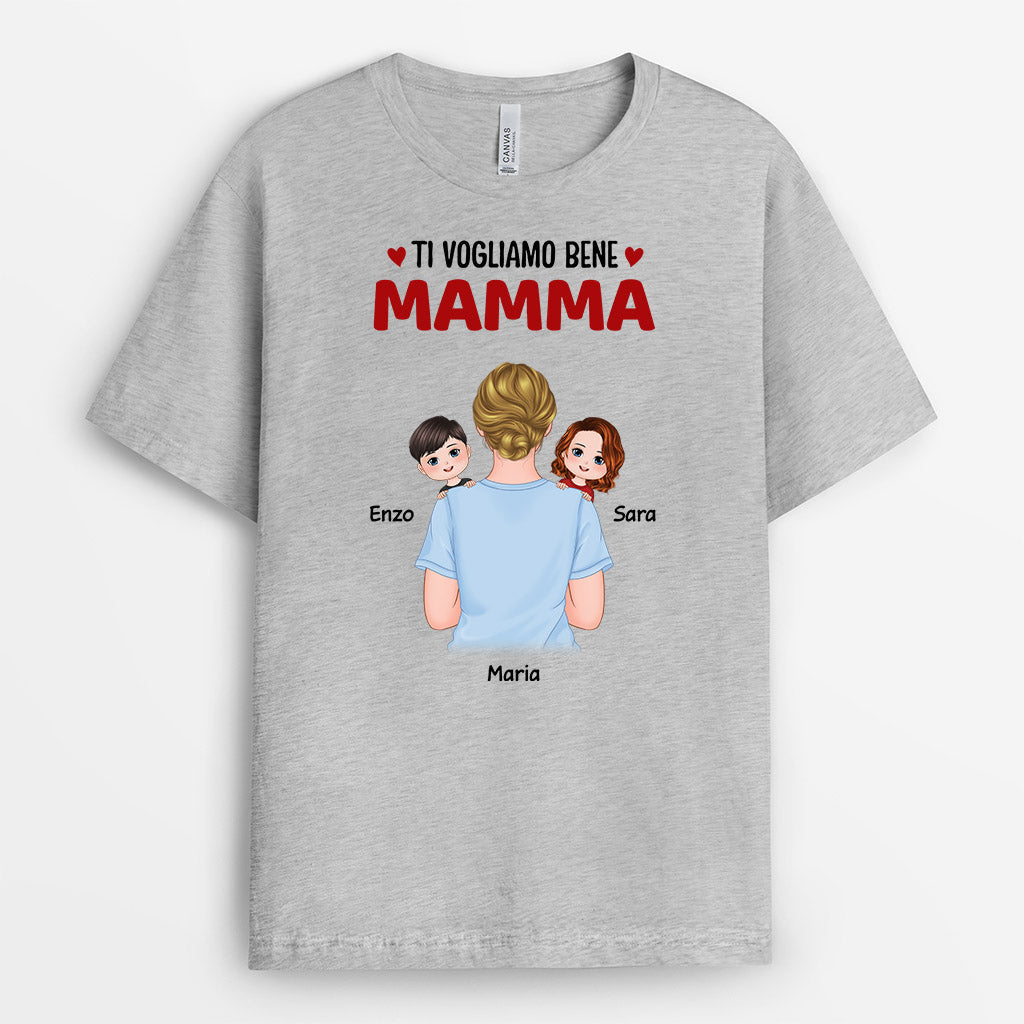 Maglietta Ti Vogliamo Bene Mamma/Nonna Personalizzata