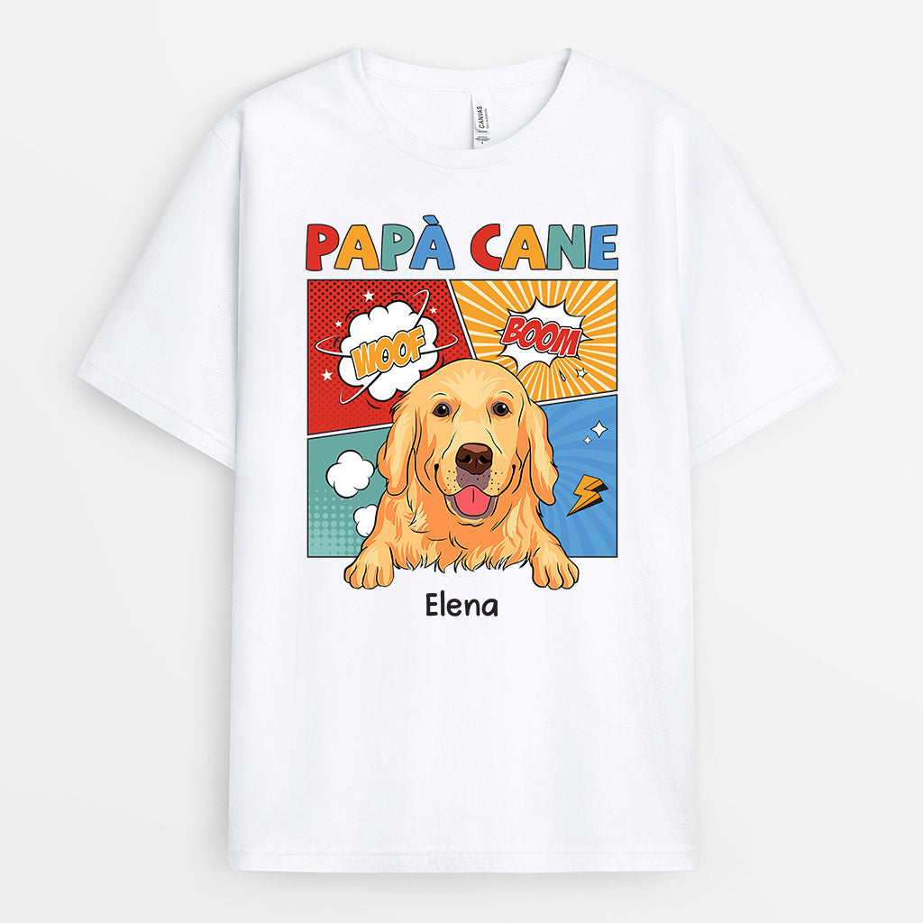 0833AOT1 Regali personalizzati magliette papa cane amanti dei cani_19240b68 ee95 4347 a9cf f08a5e5a9f48