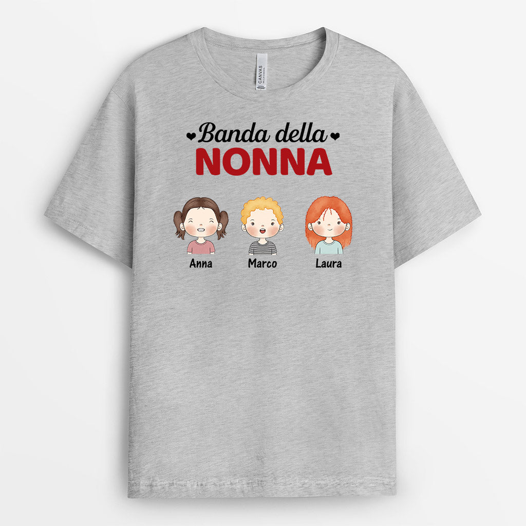 0845AOT2 Regali personalizzati magliette la banda di mamma nonna figli nipoti mamma nonna_d37f9ae4 80c6 48d5 aa49 e9307b7ab17b